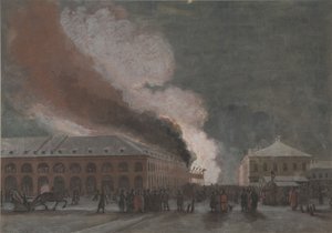 塩貿易行の火 作： Georg Wilhelm Timm