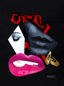 Lecherous Tastes, 2014（キャンバスにアクリル絵の具）