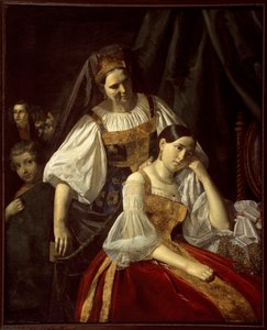 「旅行の準備」 ヴァシリー・フェクリストフ (フェクリストフ) 作 (19 世紀) 1848 年薄暗い 141x114 cm 国立ロシア美術館、サンクトペテルブルク (ペテルブルグ) 作： Vassili Feklistov