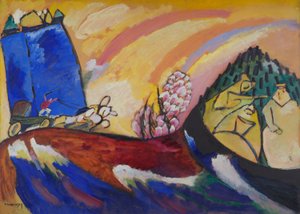 トロイカで絵を描く、4036. 作： Wassily Kandinsky