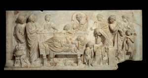 フネブレ 16世紀初頭にヴェネツィアで行われたバスレリーフの大理石の儀式 パリ、ルーヴル美術館 作： Venetian School