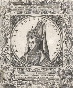 スルタン・ロクセラナの肖像 作： Venetian School