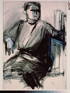 自画像 作： Vera Mikhailovna Yermolayeva