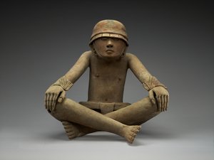 Ballplayer、600-900 AD（セラミック） 作： Veracruz Veracruz