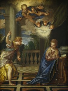 受胎告知 作： Veronese and Workshop