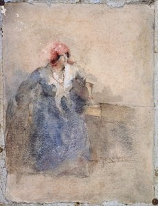 若い女性 作： Vespasiano Bignami