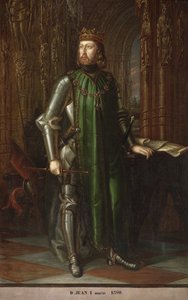カスティーリャ王ジョン1世の肖像（1358-1390）（カスティーリャ王ジョン1世の肖像）ビセンテ・アルビオル・イ・ロドリゲス（1812-1876）による絵画1848年マドリードのラス・コルテス宮殿 作： Vicente Arbiol y Rodríguez