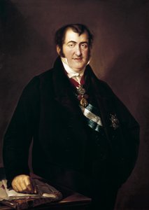 "フェルディナンド7世（スペインのフェルナンド7世）"の肖像 作： Vicente Lopez y Portana