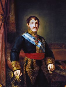モリーナ伯爵でスペインのインファンテだったドン・カルロス・マリア・イシドロ・デ・ブルボン（ボルボン）（1788-1855）の肖像、1833年頃（油彩・キャンバス