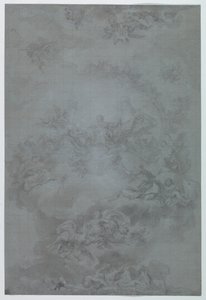 天井の塗装装飾のための習作、Casino de la Reina (Queen