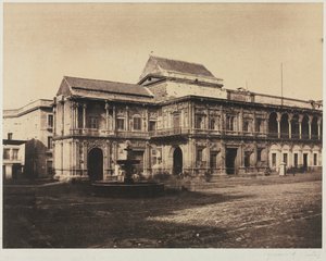 タウンホール、セビーリャ、1853年 作： Vicomte Joseph Vigier