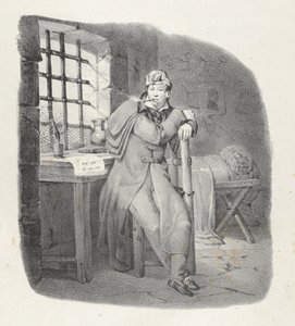 チャプ。 XIII：聖。 ペラジ！ 素敵な滞在！ サント・ペラージェ刑務所、魅力的な滞在!, 1824.. 作： Victor Adam