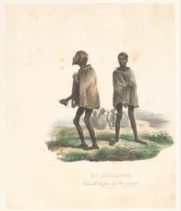 キング ジョージ サウンド (西オーストラリア) の人々の服装 ね。 オランド。 Naturals du port du Roi Georges (オブジェクトのタイトル) アストロラーベの探査（シリーズタイトル） Voyage de découvertes de l