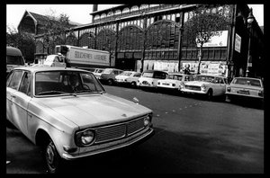 1971年8月、取り壊し直前のパリのホール（モノクロ写真 作： Victor Baltard