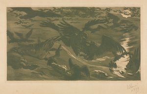 猛禽類、1893年。