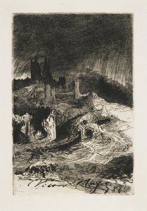 風景、1868 作： Victor Hugo