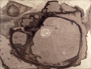 プラネット、1857年（紙の上にインクとウォッシュ）