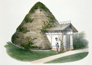クールベトンの氷室、1895年頃にパリで出版された『シャンペトルの住居』の挿絵（クロモリト） 作： Victor Jean Baptiste (after) Petit