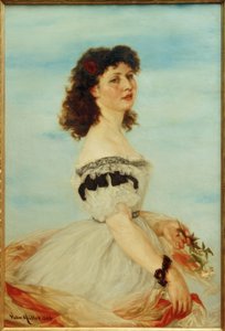 V.ミュラー、少女としてのベルタフォンラドヴィッツの肖像 作： Victor Müller