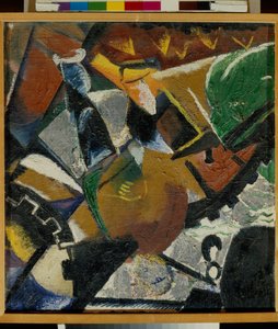 ""Composition"" Peinture de Viktor Palmov (1888-1929) - 1921 - キャンバスに油彩 - 国立ロシア美術館、サンクトペテルブルク 作： Victor Nikandrovich Palmov