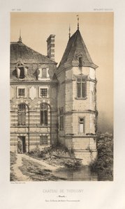 15 世紀の美しい建築物やモニュメント。 そしてXVI。 世紀: 15世紀と16世紀のシャトー・ド・フランス 世紀: Pl. 20, シャトー・ド・ソリニー (マンシュ) 作： Victor Petit