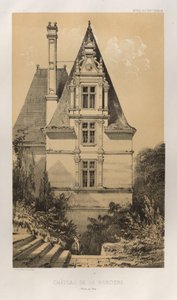 15 世紀の美しい建築物やモニュメント。 そしてXVI。 世紀: 15世紀と16世紀のシャトー・ド・フランス 世紀: Pl. 37, Château De La Ranciere (Maine et Loire) 作： Victor Petit