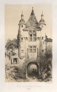 15 世紀の美しい建築物やモニュメント。 そしてXVI。 世紀: 15 世紀と 16 世紀のシャトー ド フランス 作： Victor Petit