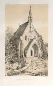 ... Pl。22、Chapelle de Fontaine-Jean Loiret、1860年発行。 作： Victor Petit