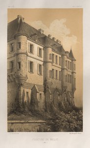 ... Pl 35、シャトードメロオワーズ、1860年。 作： Victor Petit