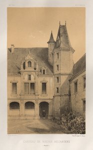 ... Pl 36、シャトードロシェメザンゲルマイエンヌ、1860年。 作： Victor Petit