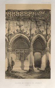 ... Pl 41、ギャレリーデュシャトードジュアンシーソーヌエロワール、1860。 作： Victor Petit