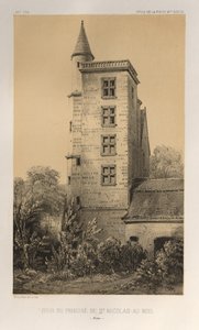 ... Pl 44、トゥールデュプリウレドサンニコラアウボワアイネ、1860年。 作： Victor Petit