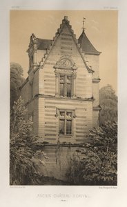 ... Pl 55、AncienChâteauDÉrivalAisne、1860。 作： Victor Petit