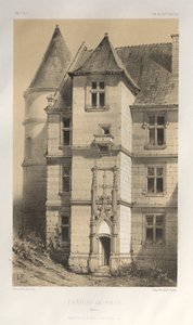 ... Pl 62、シャトードフォリンヨンヌ、1860年。 作： Victor Petit