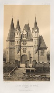 ... Pl 88、バルーカルバドスの元の城、1860。 作： Victor Petit