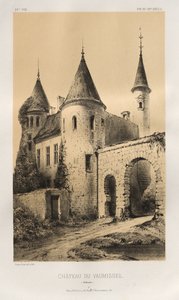 ... Pl 89、シャトーデュヴォミセルカルバドス、1860年。 作： Victor Petit