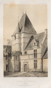 ... Pl 93、シャトードクラメスニルカルバドス、1860年。 作： Victor Petit