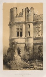 ... Pl 99、旧ベレンサルト城、1860年。 作： Victor Petit