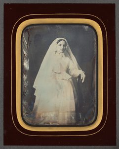 少女の肖像,c.1853年（写真） 作： ヴィクター・プルミエ