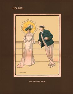 彼の少女、セーラーメイト。 作： Victor Venner