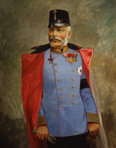 フリードリヒ大公、テッシェン公、1916年頃（キャンバスに油彩） 作： Vienna Nedomansky Studio
