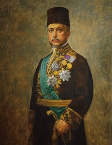 大宰相サイード・ハリム・パシャ、1916年頃（キャンバスに油彩） 作： Vienna Nedomansky Studio
