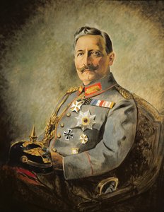 ヴィルヘルム2世、ドイツ皇帝、1916年頃（キャンバスに油彩）
