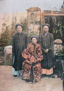 ファイフォの著名な市民の家族、19世紀末 作： Vietnamese School