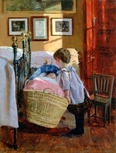 「監視の目」、1889 年 作： Viggo Christian Frederik Vilhelm Pedersen