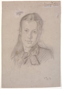 マーサ・モラーの肖像 (m. ヴィゴ・ヨハンセン 1880) 作： Viggo Johansen