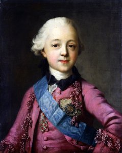 大公の肖像Pavel Petrovich 1754-1801 作： Vigilius Erichsen
