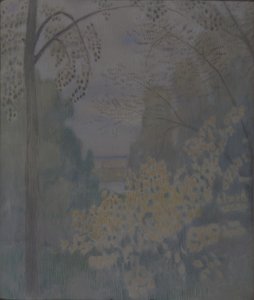 ナッツの木、1905 作： Viktor Elpidiforovich Borisov Musatov