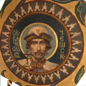 聖ウェンセスラウス1世、ボヘミア公、1885-1896年 作： Viktor Mikhaylovich Vasnetsov