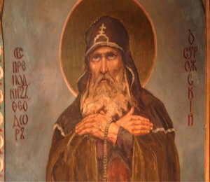 由緒あるセオドア、オストログ王子、キエフ洞窟のワンダーワーカー、1885-1896年 作： Viktor Mikhaylovich Vasnetsov